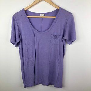 Aritzia Babaton Women's Mauve Short Sleeve T Shirt